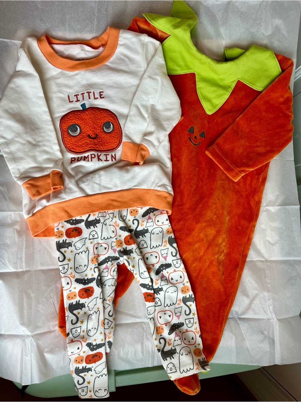 Kids Halloween set, 6-9 months
